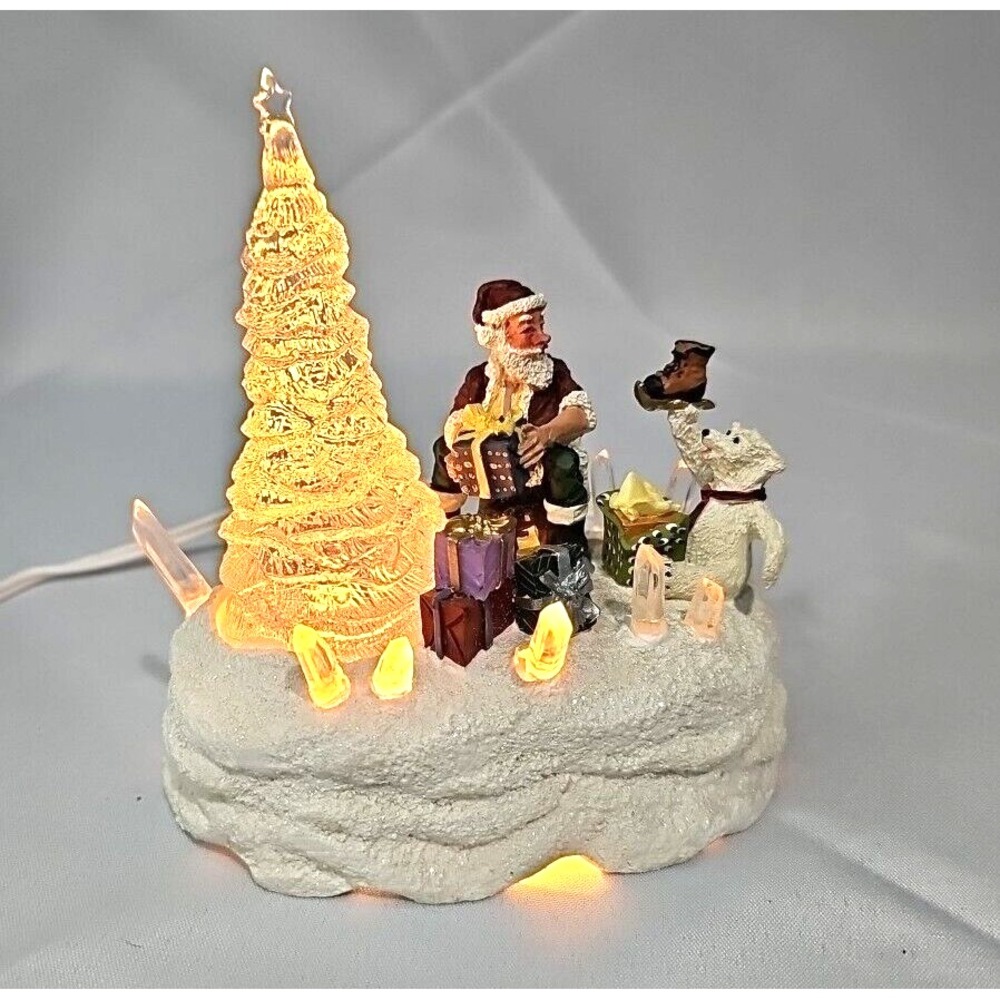 VTG  FIGI "Thanks Santa" CHRISTMAS FIGURE WITH LIGHT (1997) Works‎ w/Box